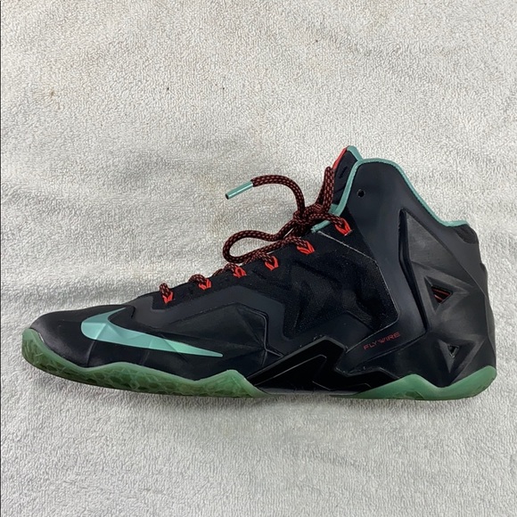 NIKE 616175-004 LEBRON JAMES X1 11 BLACK DIFFUSED - Picture 7 of 8